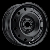 17" Liquid Metal Atom Wheel 🔥 17X7 +38 5X114.3 ✅CB67.3 Steel Matte Black Rim 🔻